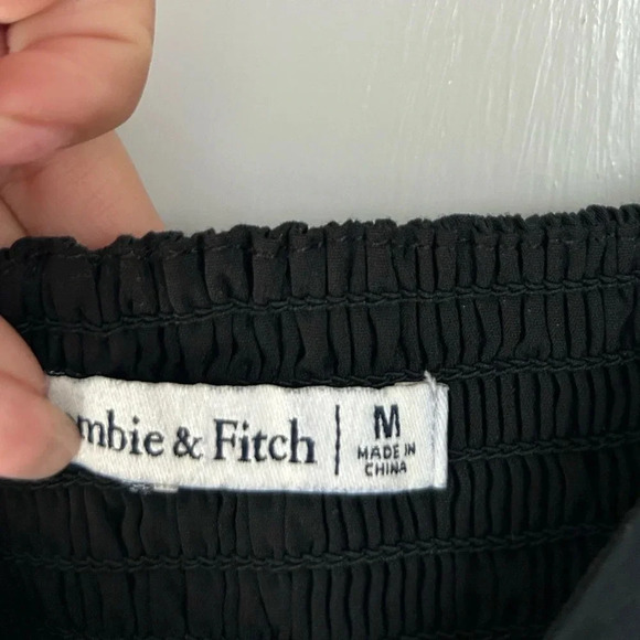 Abercrombie & Fitch | Black Lace Satin Tank size medium - Picture 6 of 7